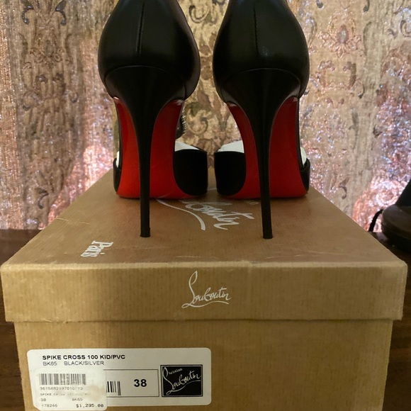 Christian Louboutin Spike Cross Heels - Picture 3 of 5
